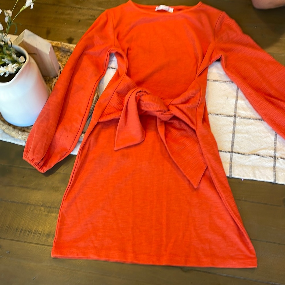 Orange/ coral dress